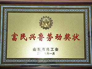 富民兴鲁劳动奖状